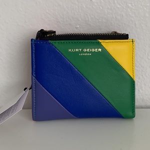 Kurt Geiger London Rainbow Mini Purse Wallet New with tags
